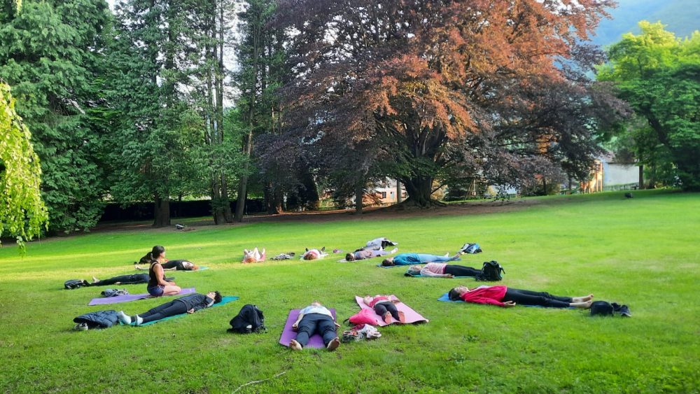 Yoga nel parco