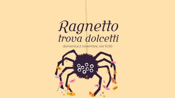 Il ragnetto trova dolcetti